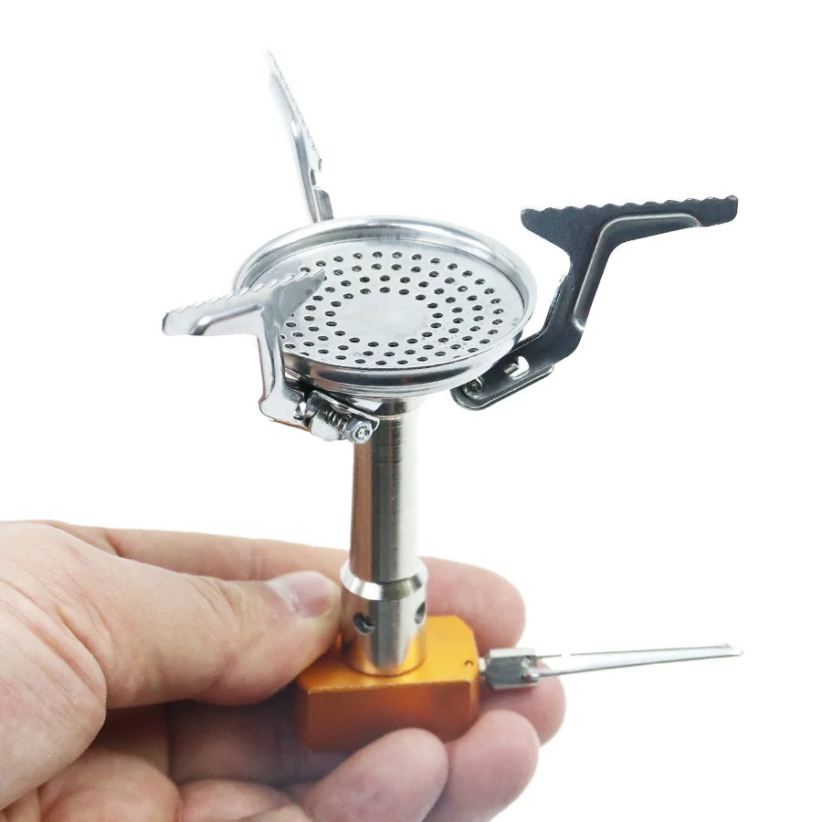 Portable Stainless Steel & Aluminium Foldable Camping Gas Stove Automatic & Manual Outdoor Butane Burner