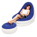 Modern Heavy Duty Flocked Eco PVC Waterproof Inflatable Durable Armchair Stool Foldable Portable Hospital Outdoor Sofa Chair