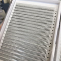 Customized Hand Made Fan XL Large Tray 20 Rows Premade Fans 0.10mm Dark Black Short Stem 2D 3D 4D 5D Premade Fans