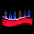 Custom Led Light Bottle Holder Bar Shelf Bar Liquor Bottle Stand Led Acrylic Wine Bottle Nightclub