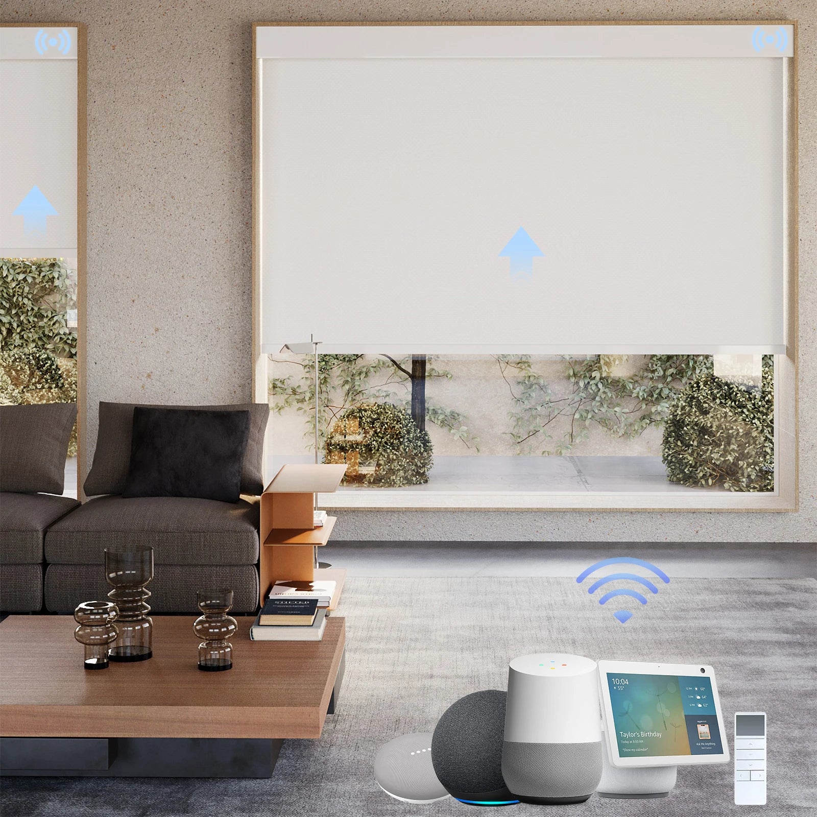 Auto Control Water Proof Fabric Motorized Roller Blinds for Room