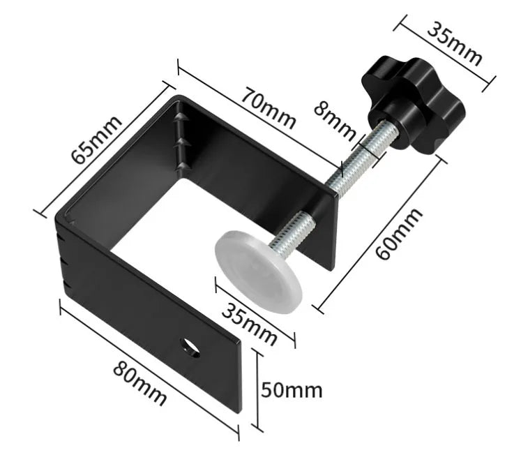 Drawer Clamp CNC Machined OEM ODM Drawer Clamp Surface Stabilizer Installation Clip Strong Drawer Clamp
