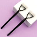 Wholesale Foldable Plastic Eyelash Extension Comb with Customized Logo Eyelash Curler