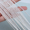 Zhuji Pearl Wholesale Natural White Akoya Round Shape Pearl Strand Grade a 2.5-3mm & 3-3.5mm Sizes Third Party Certified