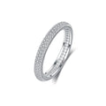 New Arrival S925 Sterling Silver Dazzling Micro Pave Cubic Zircon Ring for Women Couple Wedding Engagement Fine Jewelry