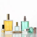 Wholesale 30ml 50ml 100ml Glass Perfume Bottle Transparent With Sprayer Pump Fine Mist Empty Perfume Container