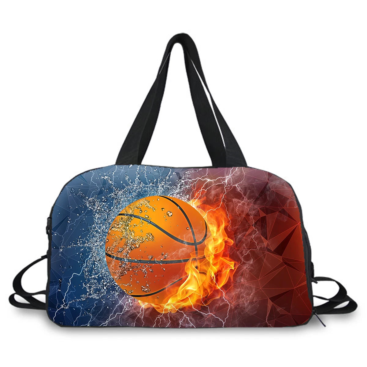 New Arrival Large Capacity Lightweight Custom Print Travel Bag Gym Duffle Bag with Shoe Compartment