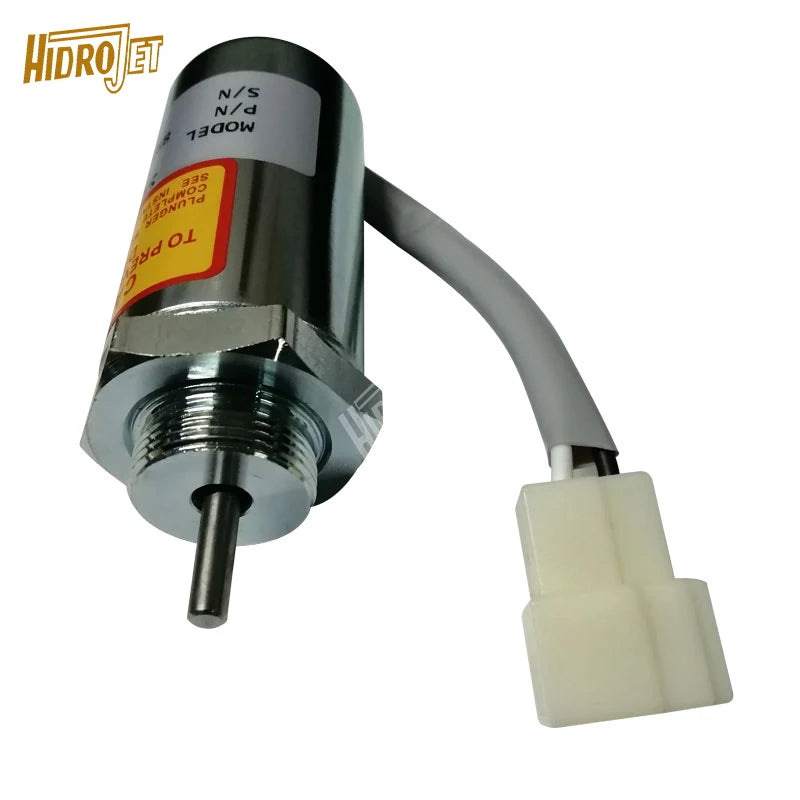 Excavator Parts 12V Solenoid Valve 897329-5680 Stop Solenoid 8973295680 Hitachi EX55 Excavator Accessories