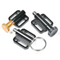 Ingks Customizable Side Flange Spring Plunger Aluminium Body with Carbon Steel Pin Head Zinc Material