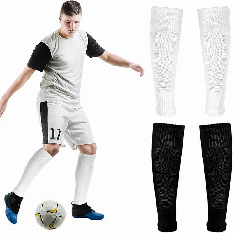 Leg Sleeves Shin Guard Sleeves Accompany Grip Soccer Socks Soccer Sleeve Socks for Youth Adults