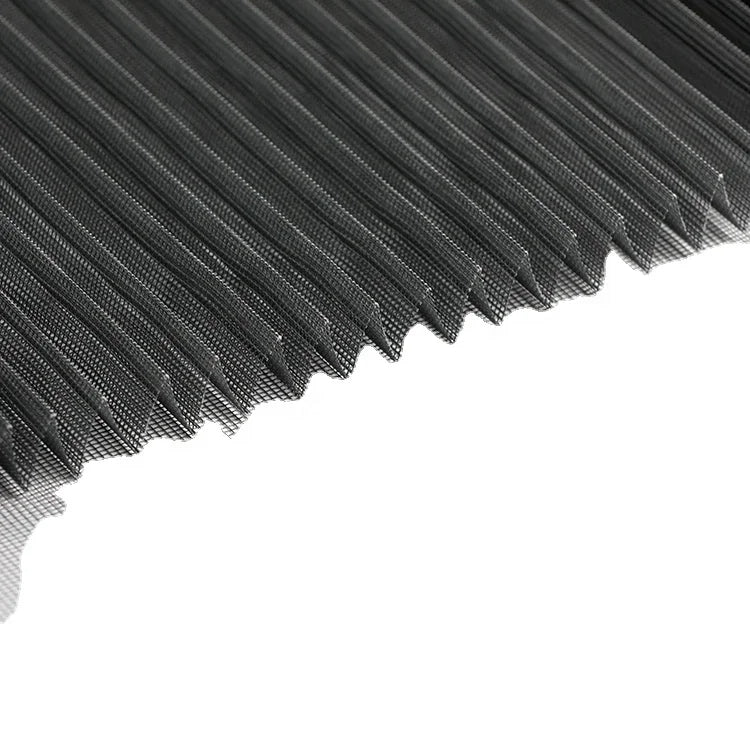 18*16 Folding Polyester Insect Mesh Modern Retractable Window and Door Fly Pleated Window Screen for Retractable Window Door