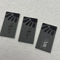 Custom Garment Swing Tag Plastic Cardboard Silver Foil Printing Hang Tags for Clothing Kraft Paper Luxury White Shoes Printed