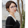 Nylon Glasses Frame Men Factory Stock Custom logo Fashion Brand Titanium Eyeglasses Frame Women Special Crafts Optical Glasses