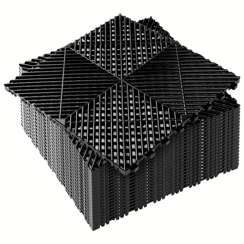 Interlocking Modular and Plastic Tiles Garage Flooring