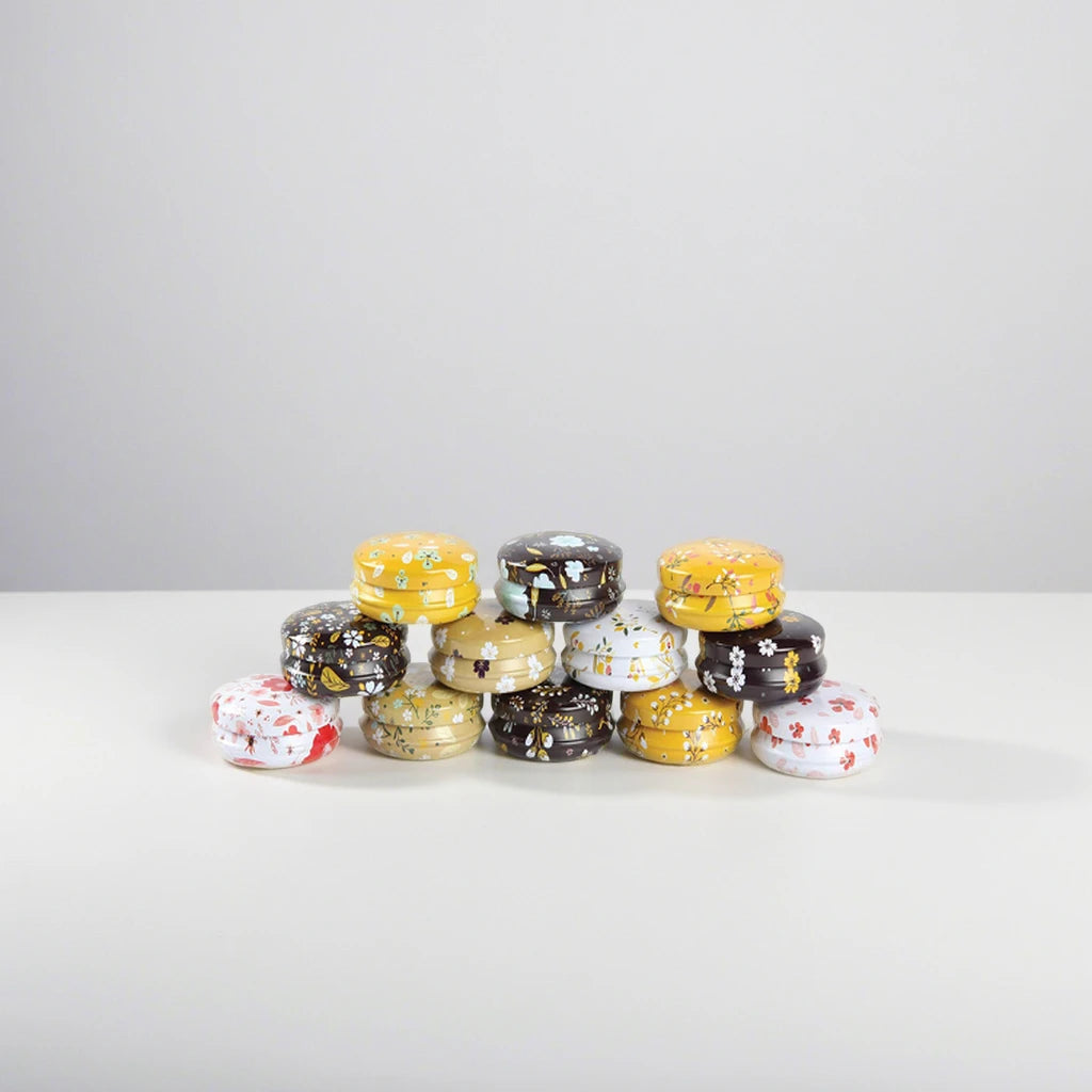 Wholesale Small Empty DIY Candle Making Storage Tin Mini Round Lip Balm Containers