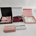 Customized Gift Box Package 100% Mulberry Silk Pillowcase Eye Mask and Scrunchies Set