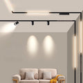 Clothing Store Grille Spot LED Track Light Rail Lighting System LED 15W Dimmable Adjustable COB Track Light