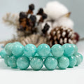 Wholesale Gemstone Loose Beads Amazonite Natural Semi-Precious Stones Amazonite Round 10mm Stone Beads for Jewelry Making