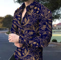Fashion Long-Sleeved Professional Formal Shirt for Men Chemises De Luxe Homme Beach Collared Shirt for Men