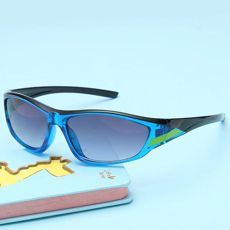 Vintage Children Uv400 Sport Trendy Sunglass Wrap Little Boy Wholesale 2025 Sunglasses Kids