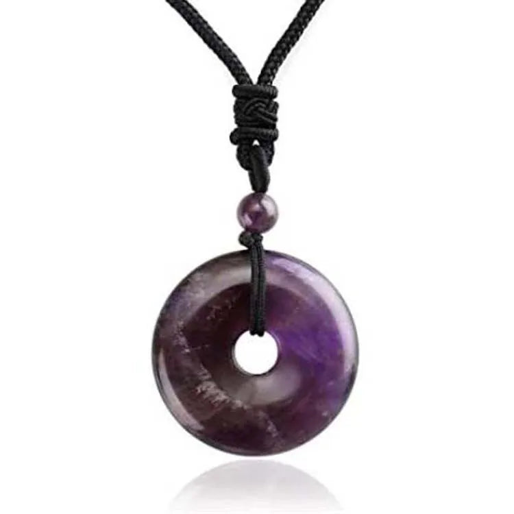 DIY Good Price China Wholesale Price Natural Amethyst Pendant Jewelry Pendant for Round Shape