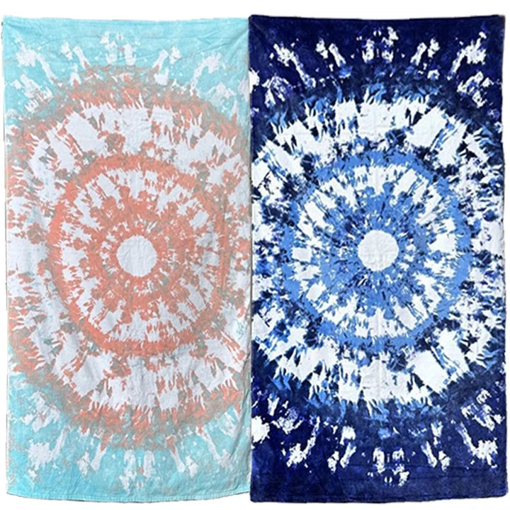 Sublimation Xl Large 100% Cotton Terry Beach Towel With Print Swimming Pool Shower Bath Towels