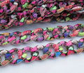 Printed Heart Curb Link Chain 15x20mm Aluminum Curb Chain