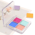 OEM Mini 4 Colors Bulk Custom High Pigmented Private Label Eye Shadow Makeup Shimmer Matte Palette Eyeshadow