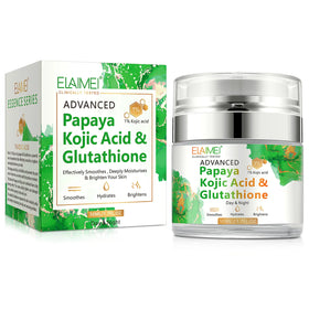 ELAIMEI Papaya Kojic Acid Face Whitening Cream Tightening and Brightening Skin Serum 50 mL