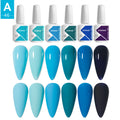 JTING Gel Polish Oem Manufacture Free Color Book Professional Nail Gel Uv 6Colors Collection Custom 15ml Gel Nail Polish Bottle