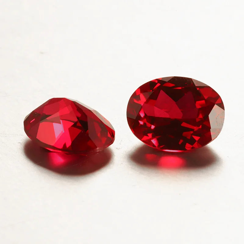 Telula Factory Per Gram Ruby BBeads Price Per Carat Gemstone Lab Grown Ruby Stone Natural