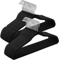 Hot Sale Plastic Hangers 50 Pack Heavy Duty Dry Wet Clothes Hangers  Non-Slip Space Saving Supermarket