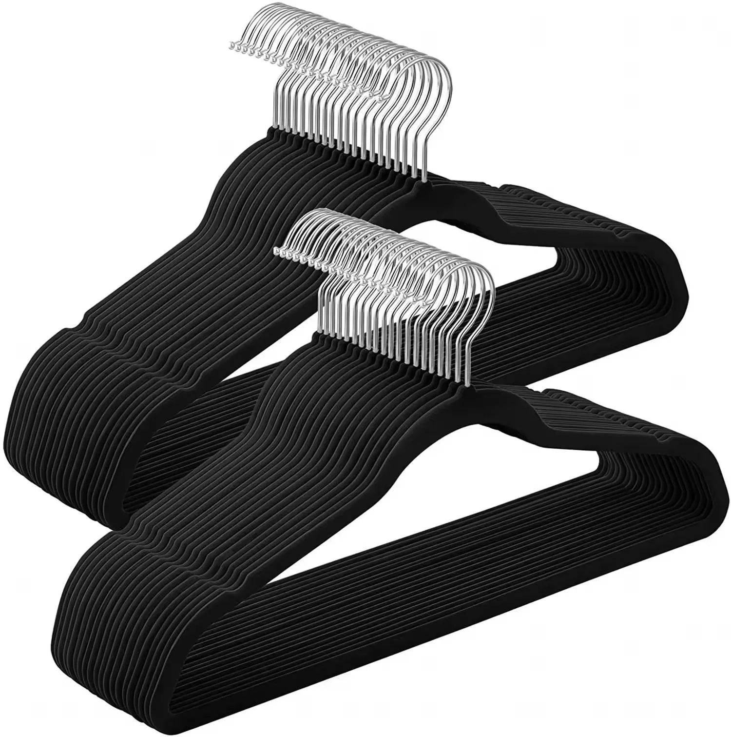 Hot Sale Plastic Hangers 50 Pack Heavy Duty Dry Wet Clothes Hangers  Non-Slip Space Saving Supermarket