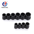 10pcs Black Nuts Damaged Bolts Nuts Screws Remover Extractor Removal Tools Set Threading Tool Kit