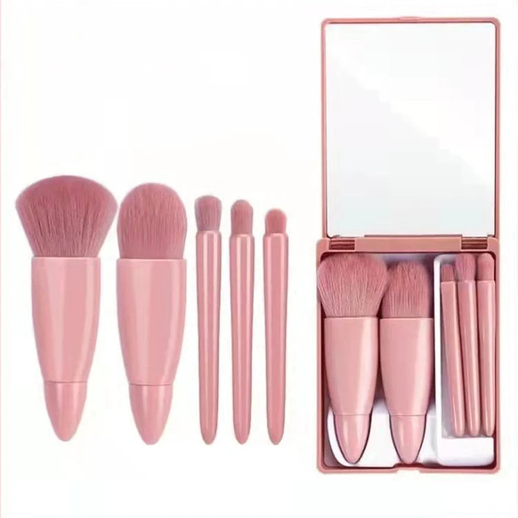 FYD 360 Degree Rotating Makeup Mirror Mini Makeup Set Brush Home Travel Beauty Tool Set