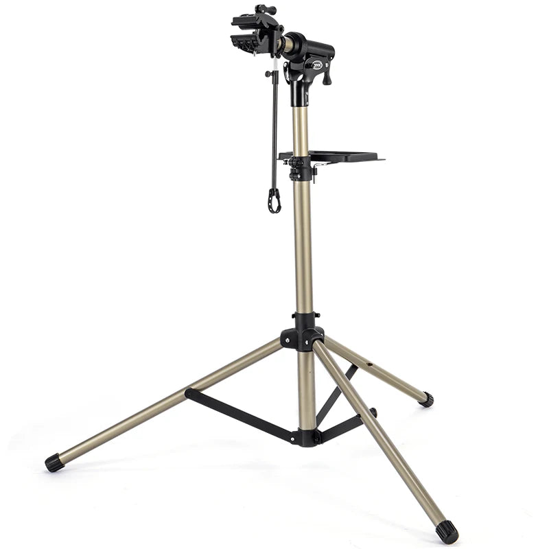 Max Load 40kg Aluminum Alloy Bike Repair Stand with 360 Rotatable Clamp Home Portable Four Feet Bike Stand