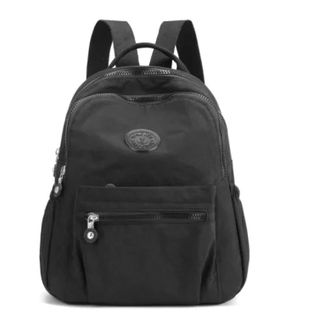 Women's Simple Versatile Large Capacity Backpack Fashion Lightweight Travel Bag with Zipper Oxford Material Manufacturer Direct