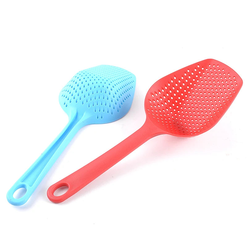 No-stick Plastic Drain Shovel Strainers Water Leaking Shovel Colanders Kitchen Gadget Cooking Tool