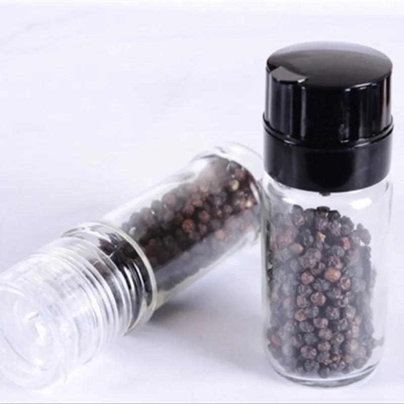 Ceramic Core Spice & Coffee Bean Grinder with 100ml Plastic Glass Bottle for Home Use