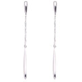 925 Silver Earrings for Women Long Tassel Earrings Ear Line Pendientes Fashion Papercranes Ear Line Drop Earrings