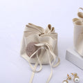 High End Microfiber Fabric Drawstring Gift Packaging Bag Microfiber Dust Suede Pouch