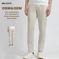 Men's Summer Tailored Trousers Viscose Polyester Spandex Twill Modern European Style Small MOQ Sample-friendly OEM Private Label