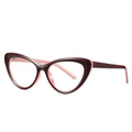 South America Hot Sell Women Glasses Frames Cat Eye Optical Computer Eye Glasses TR90 Frame Anti Blue Light Blocking Eyeglasses
