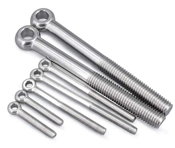 304 Stainless Steel Lifting Ring M5 M12 Fisheye Screw DIN 444 Swing Bolts Eye Bolts