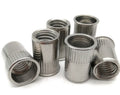 304 Stainless Steel M3-M12 Reduced Small Head Knurled Rivnuts Blind Rivet Nuts