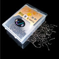 1-20  Fishing Hooks 10box Set High Carbon Steel Freshwater Fishing Barbed Fishhooks