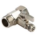 Brass RO Feed Water Adapter 1/2'' to 1/4'' Ball Valve RO Water Inlet Tee