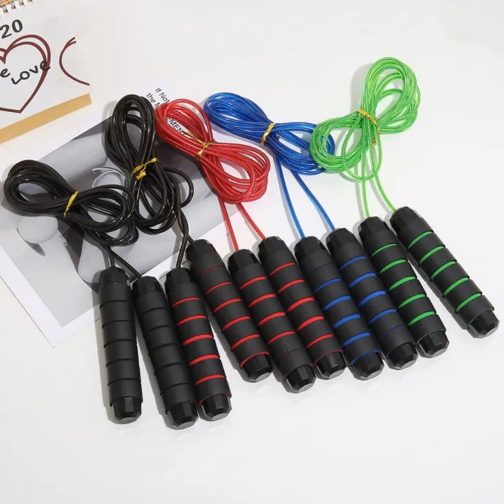 High Quality Professional 3-Meter PVC Fitness Speed Jump Rope 4-Colour Adjustable Skipping Rope