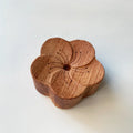 Hot Sale Manufacture Natural Wood Flower Shape Car air Freshener Beech Wooden Diffuser with Vent Clip