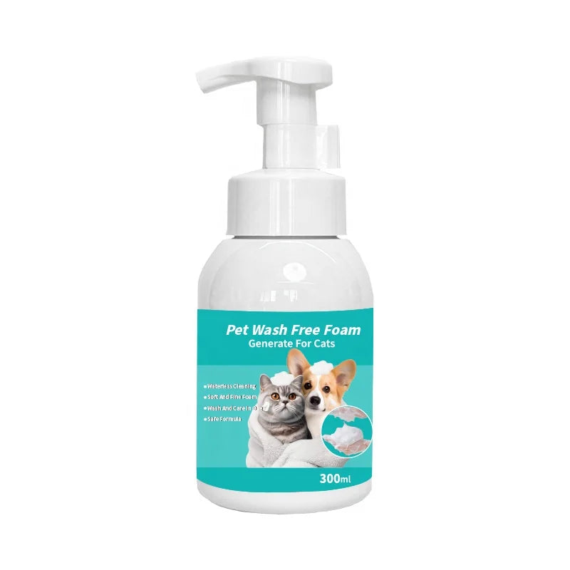 USMILEPET Wholesale Pet Friendly Waterless No Rinse Shampoo Pet Wash Free Foam for Cleaning Conditioning Dogs Cats
